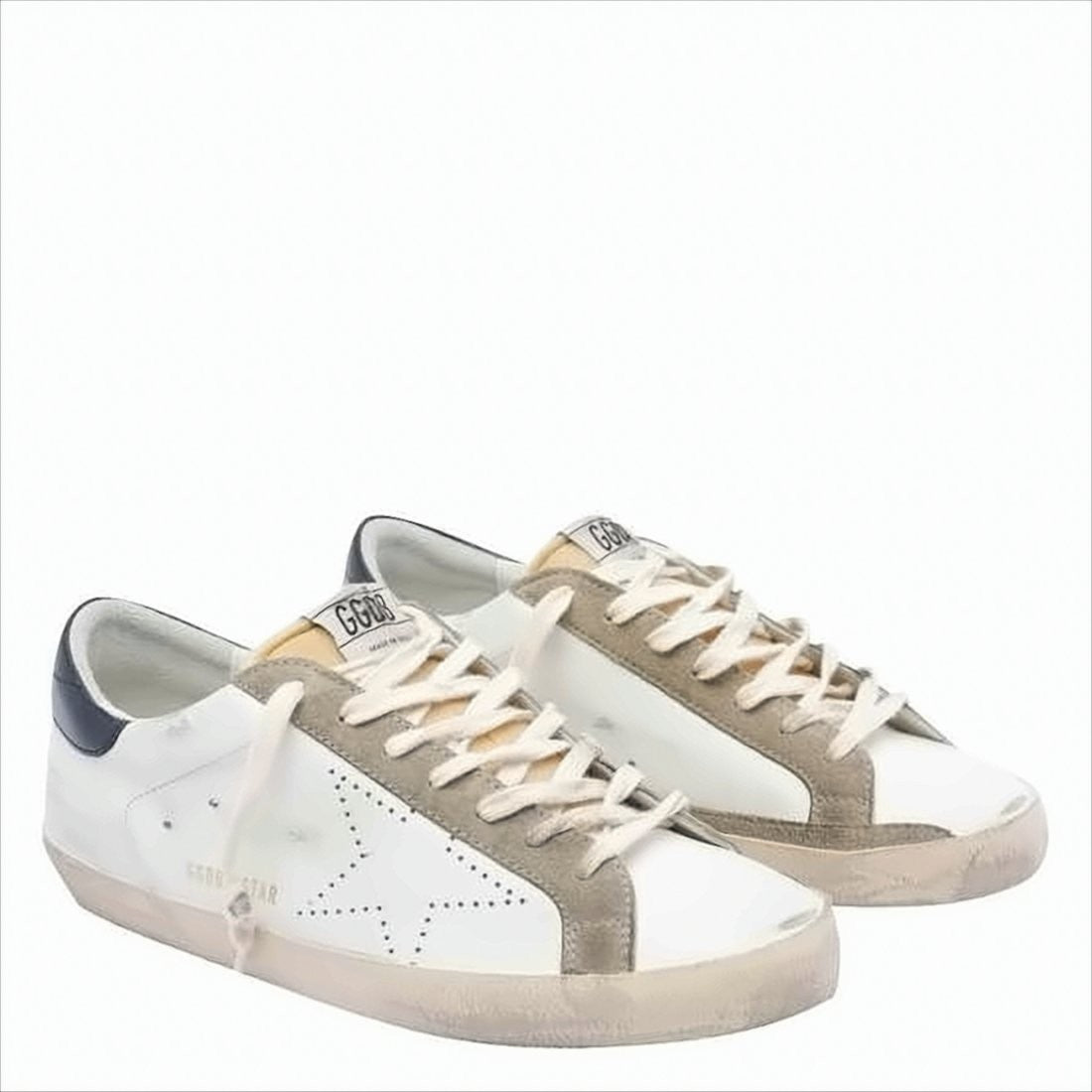 Golden Goose Low-Top Sneakers With Vintage Perforated Star Design