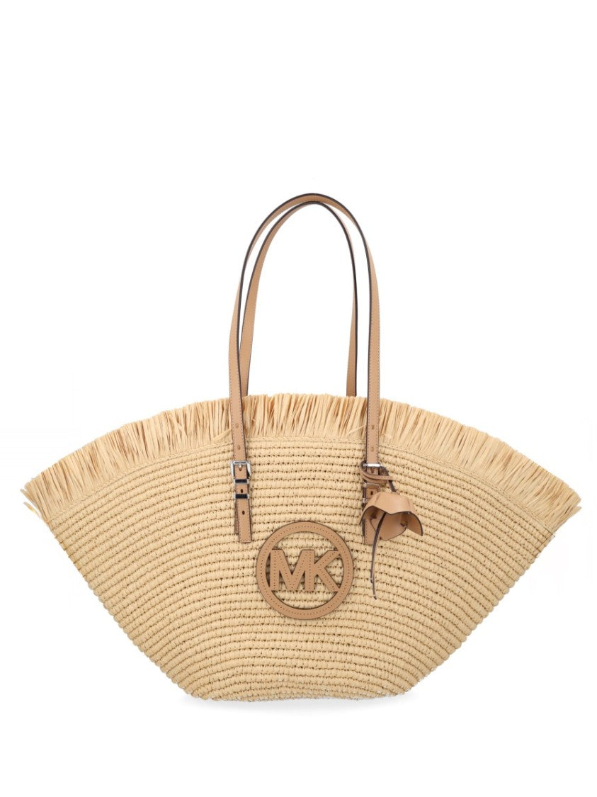 Michael Michael Kors Isa Woven Fan Silhouette Tote Bag