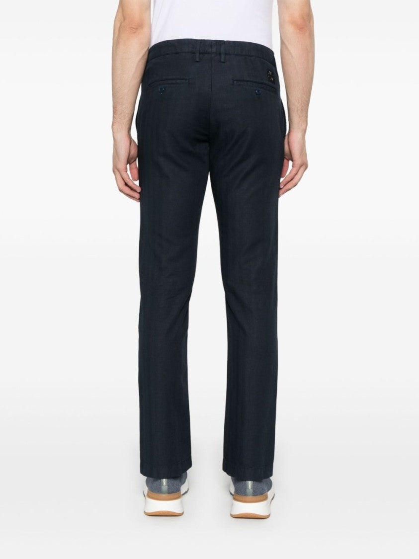 Jacob Cohen Navy Blue Jeans With Tailored Fit