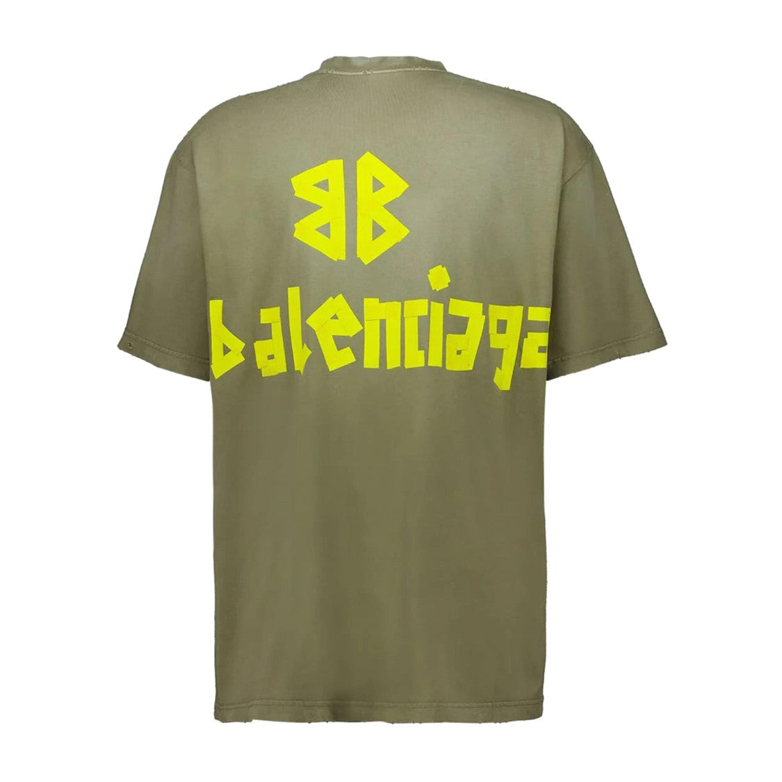 Balenciaga Medium Fit T-Shirt With Bold Graphic Design