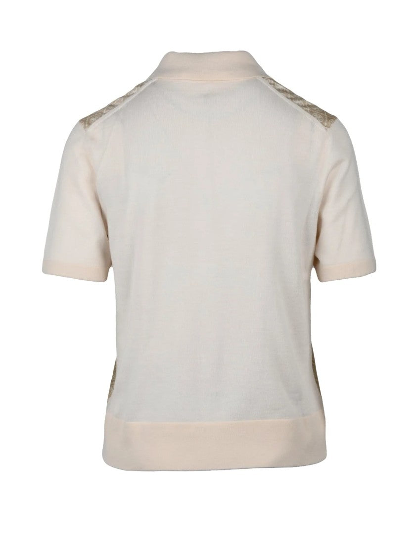 Tory Burch Polo Shirt - Beige