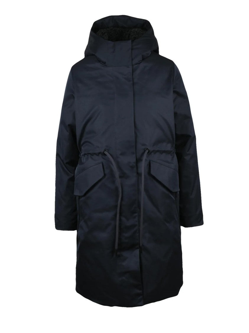Save The Duck Recycled Polyester Joel Coat With Adjustable Drawstring Waist