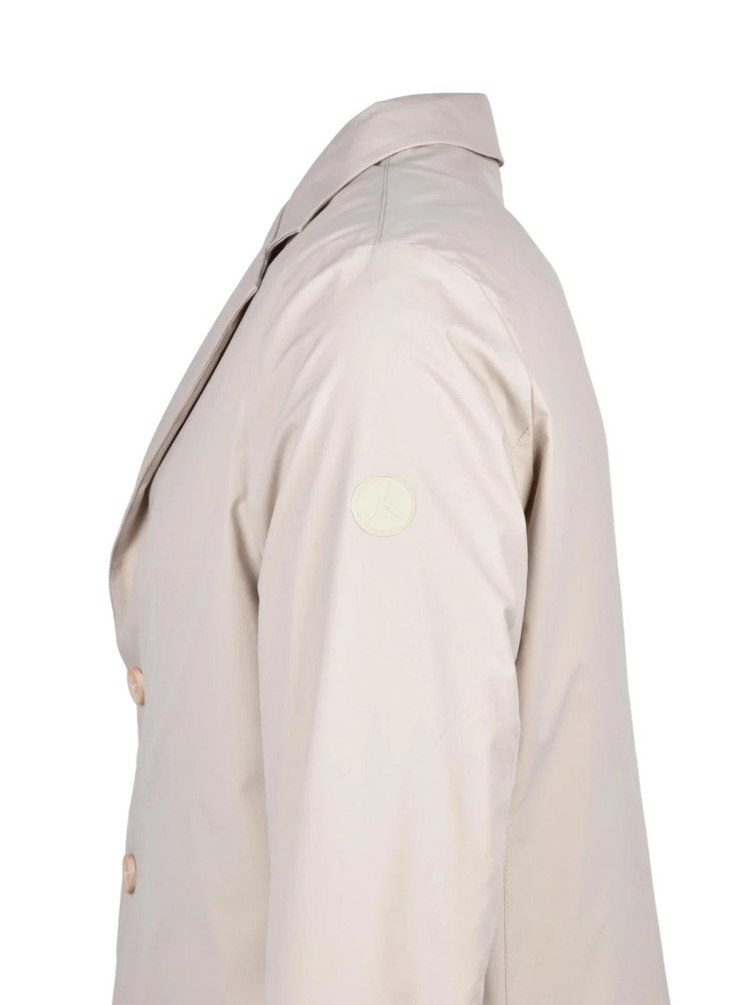 People Of Shibuya Beige Aomori Button Up Lined Jacket