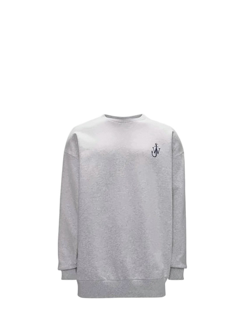 J. W. Anderson Relaxed-Fit Grey Long-Sleeve Sweatshirt With Artistic Print