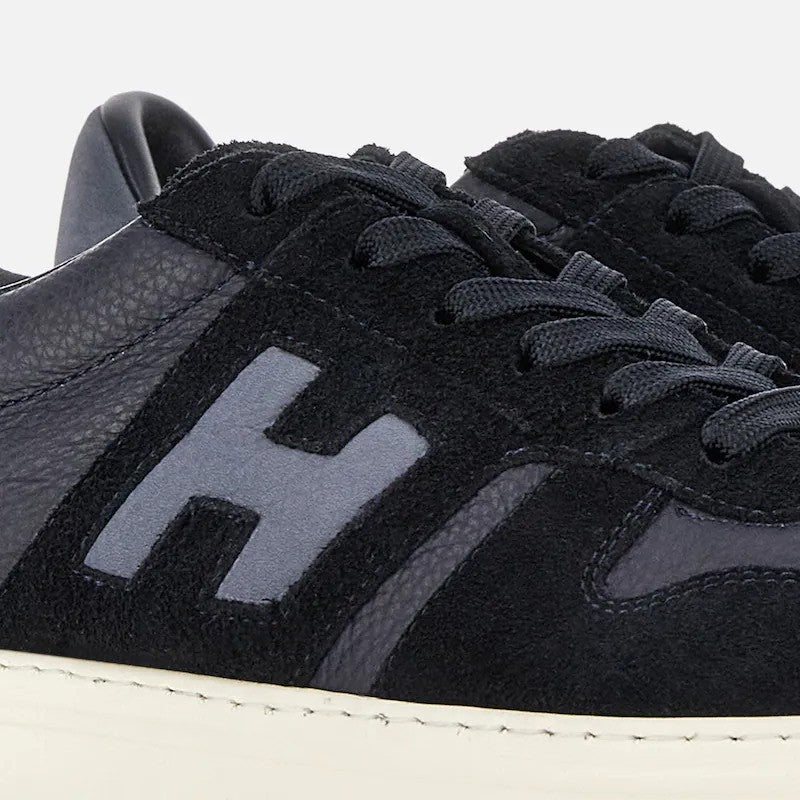 Hogan Suede Leather Low-Top Sneakers