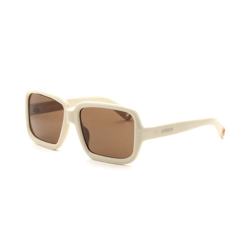 Jacquemus Jac86 Cabana Square Sand Acetate Sunglasses