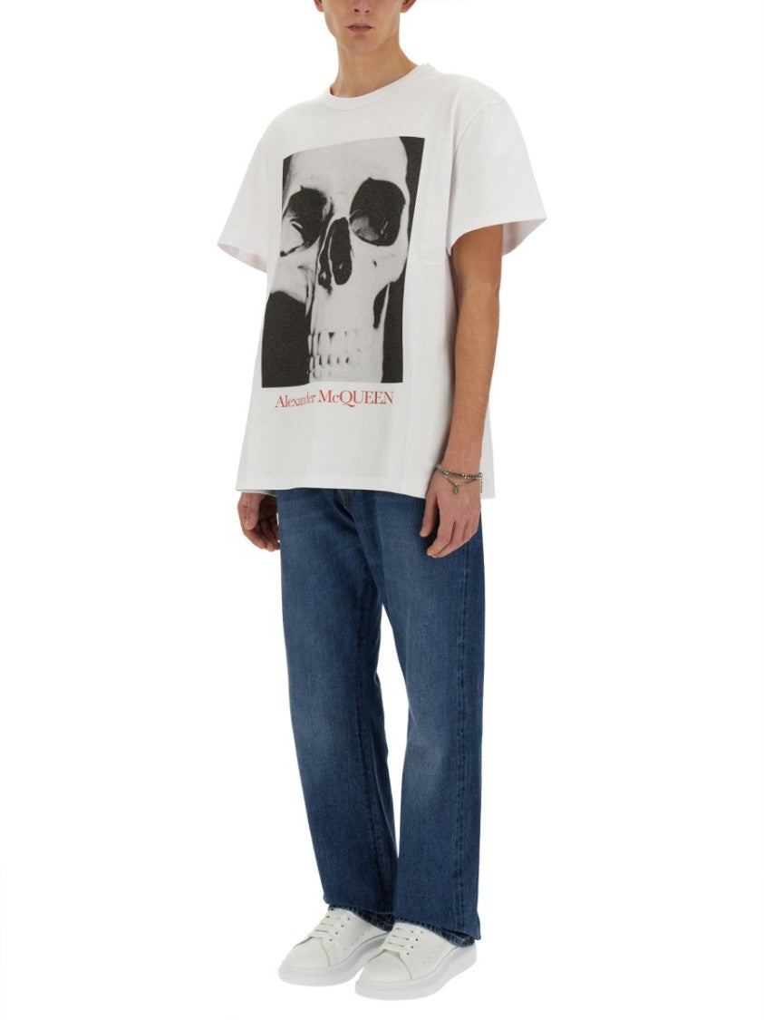 Alexander Mcqueen Skull Print T-Shirt