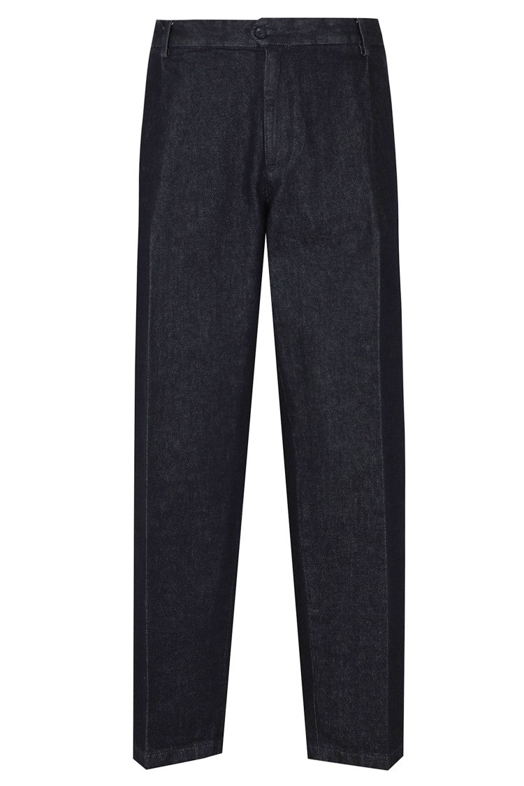 Briglia Straight Leg Dark Denim Jeans With Integrated Pockets