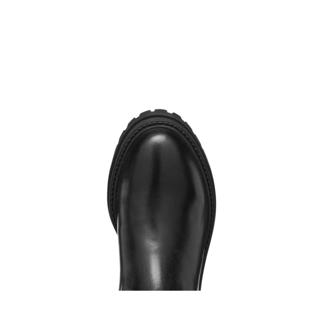 Geox Black Iridea Minimalistic Tall Flat Sole Boots