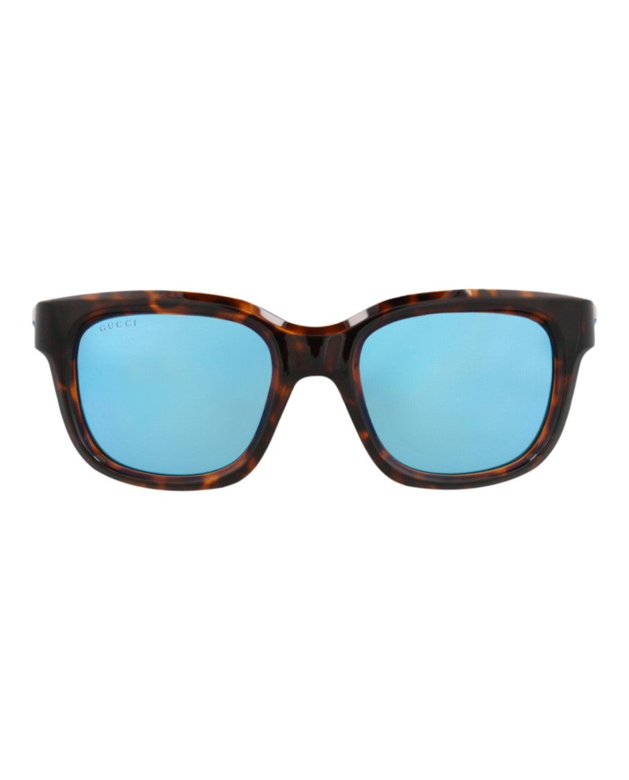 Gucci Square-Frame Injection Sunglasses
