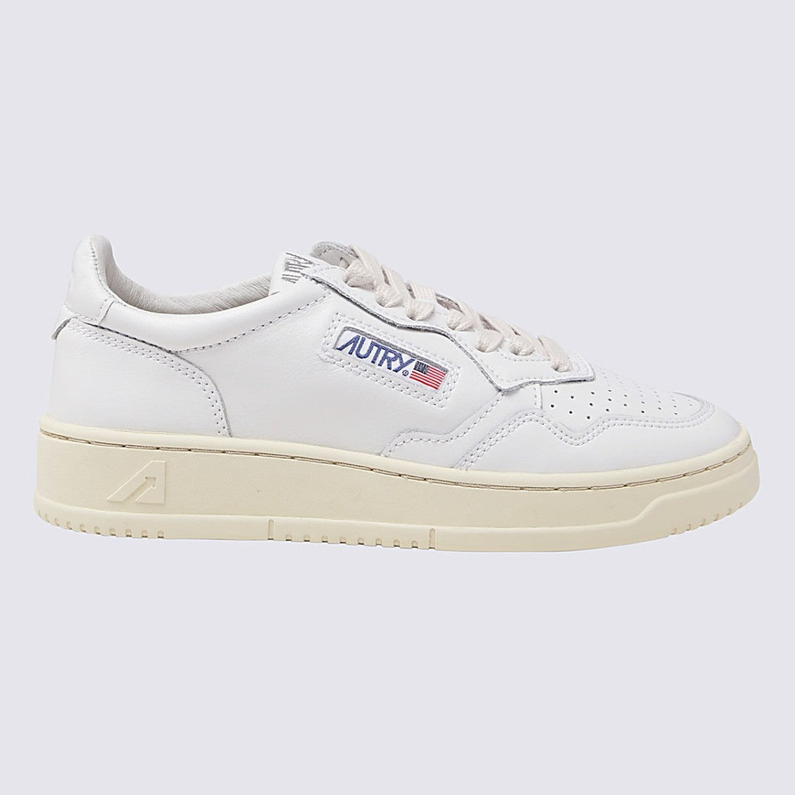 Autry Medalist Low White Leather Sneakers