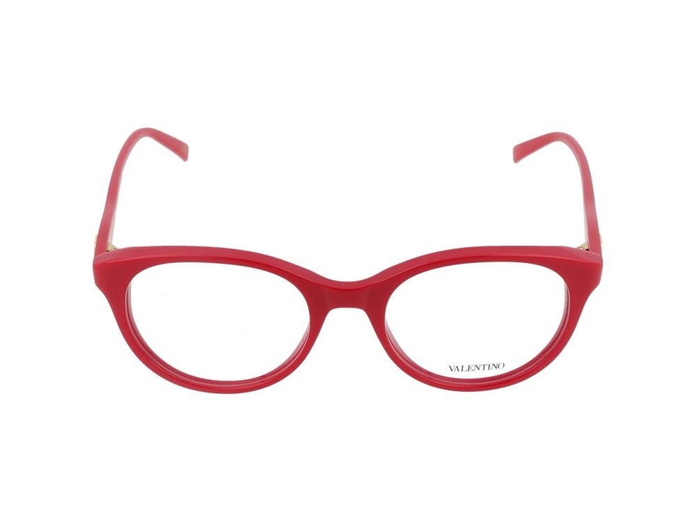 Valentino Red Vg0020o Recycled Acetate Rounded Glasses