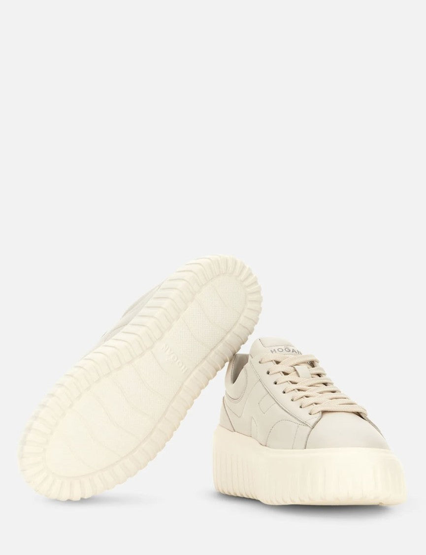Hogan H-Stripes H Strass Sneakers With Crystal Embellishments