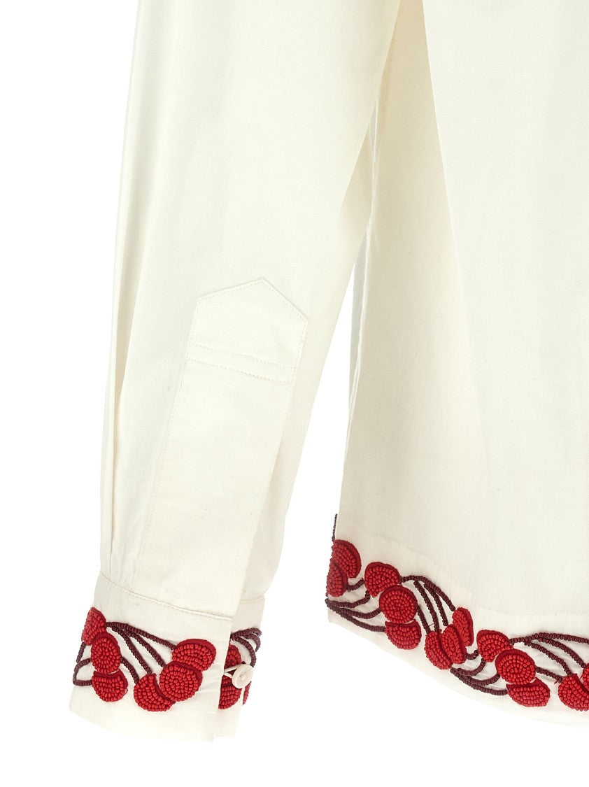 Bode Cherry Lane Beaded' Shirt