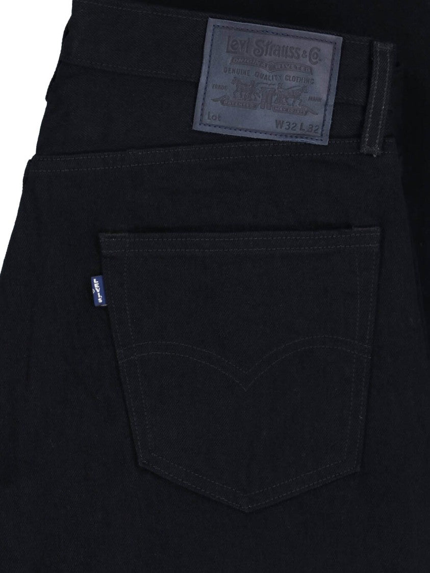 Levi's Strauss Black Anchor Cotton Straight-Leg Jeans