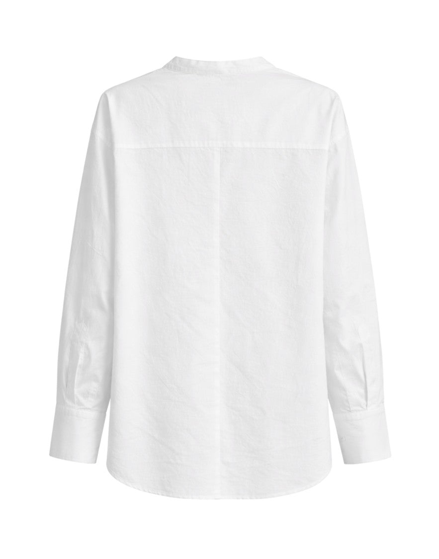 Pomandère Women’S White Cotton Shirt
