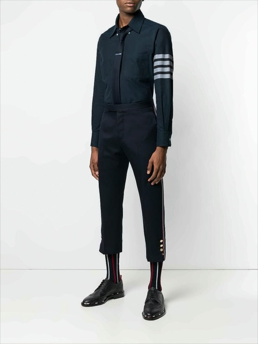 Thom Browne Structured Long-Sleeve Button-Down Shirt