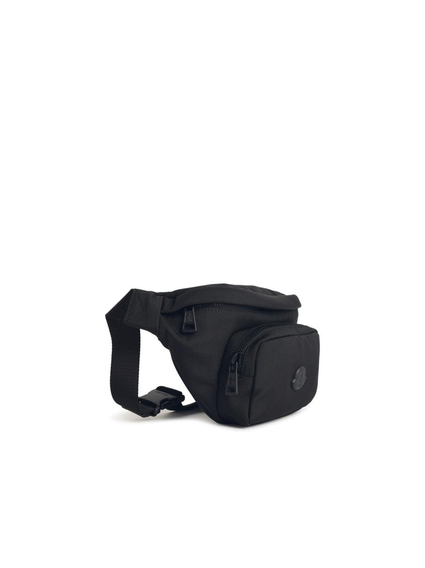 Moncler 'Durance' Black Nylon Fanny Pack
