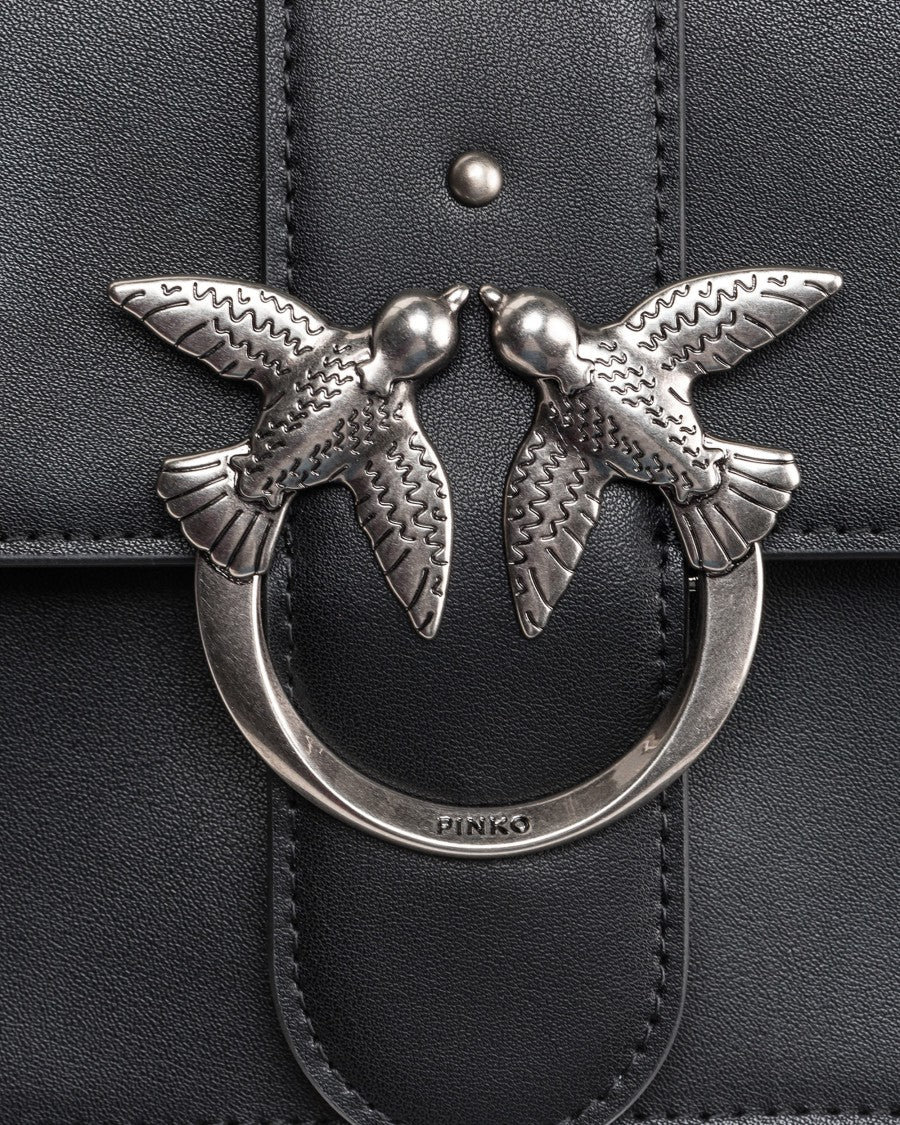 Pinko Medium Love Bag Black Crossbody Bag