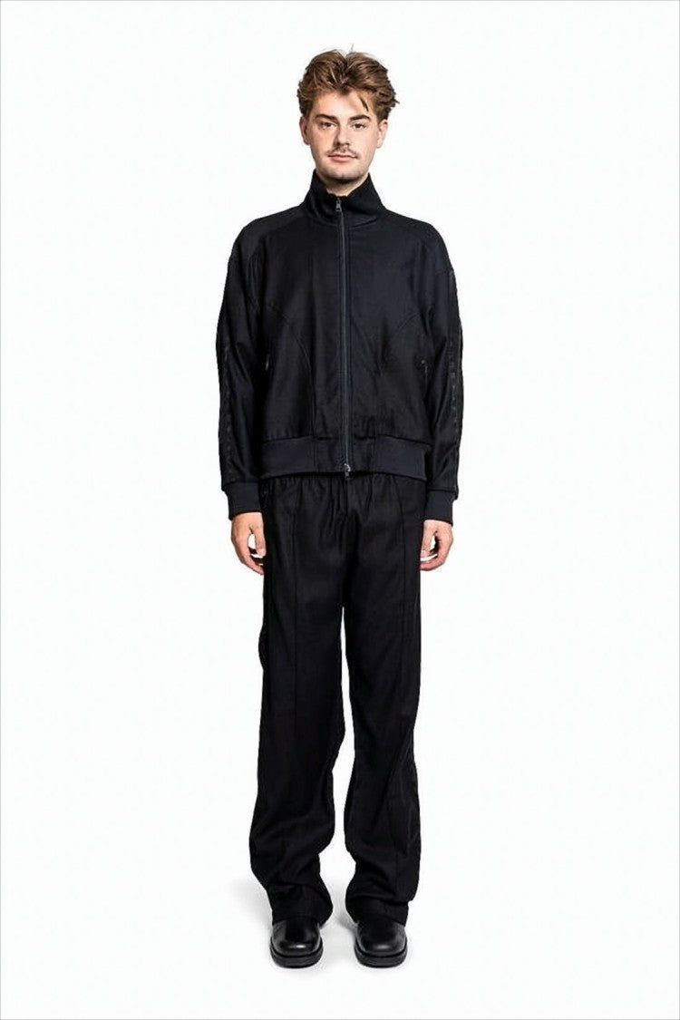 Our Legacy Black Bomber Jacket With High Collar