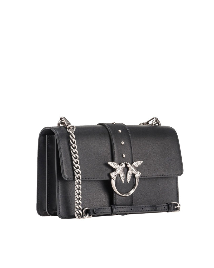 Pinko Medium Love Bag Black Crossbody Bag