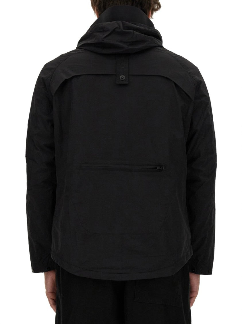 Jg1 Textured Nylon Hooded Jacket