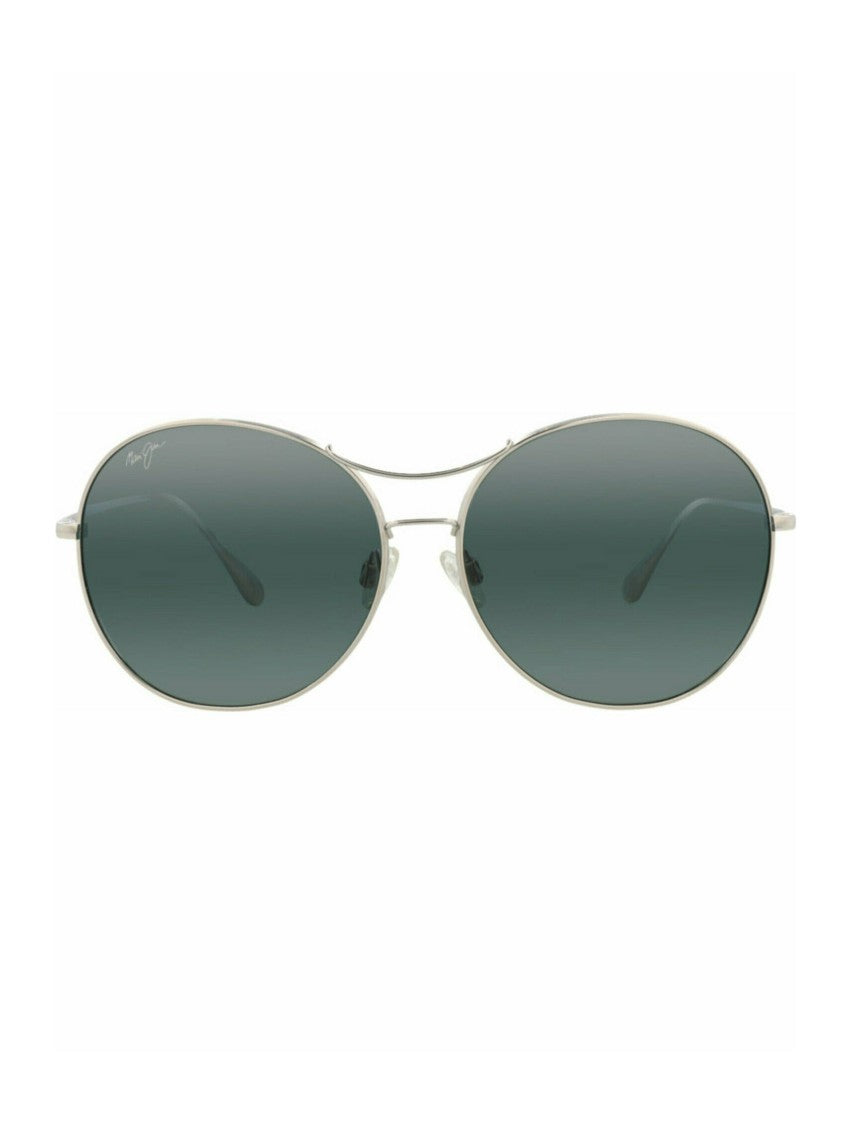 Maui Jim Round-Frame Titanium Sunglasses With Polarized Lenses