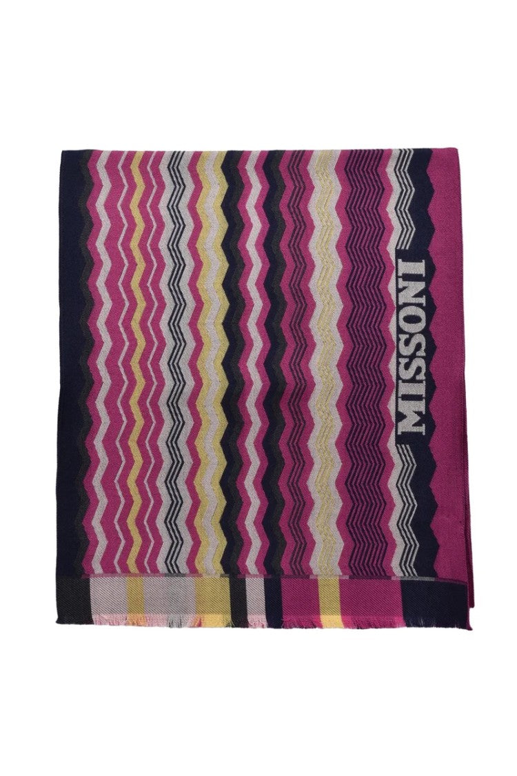 Missoni Fuchsia Wool Scarf