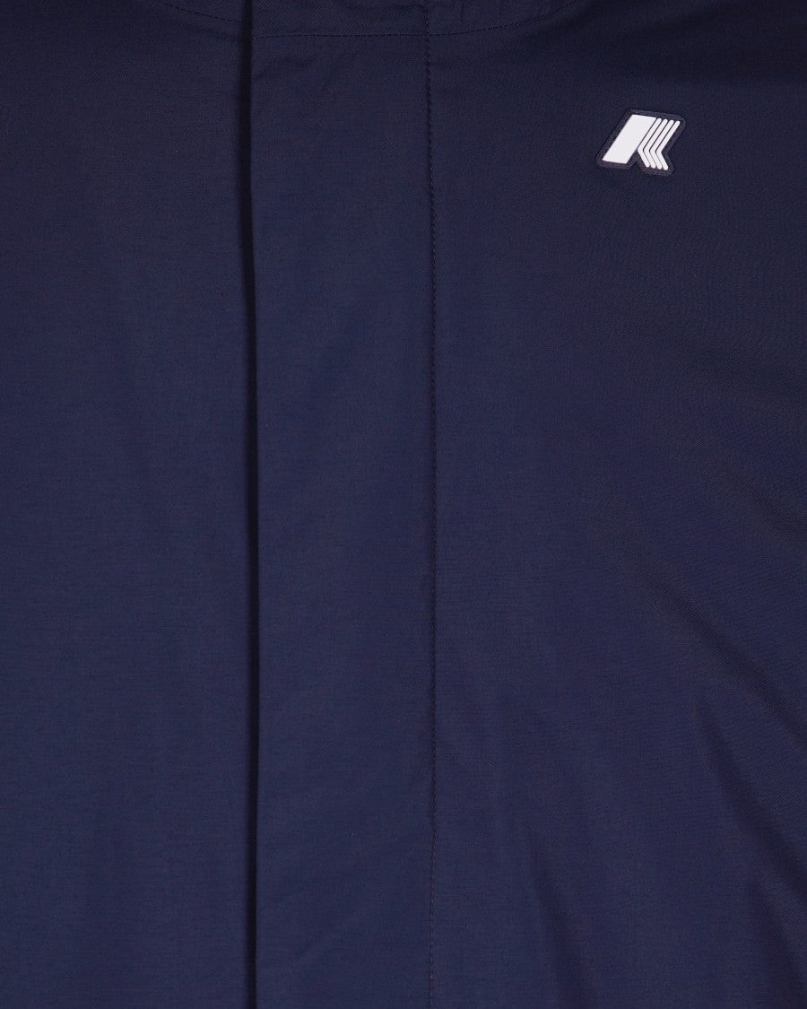 K-Way Water-Repellent Casual Jacket With Adjustable Hood