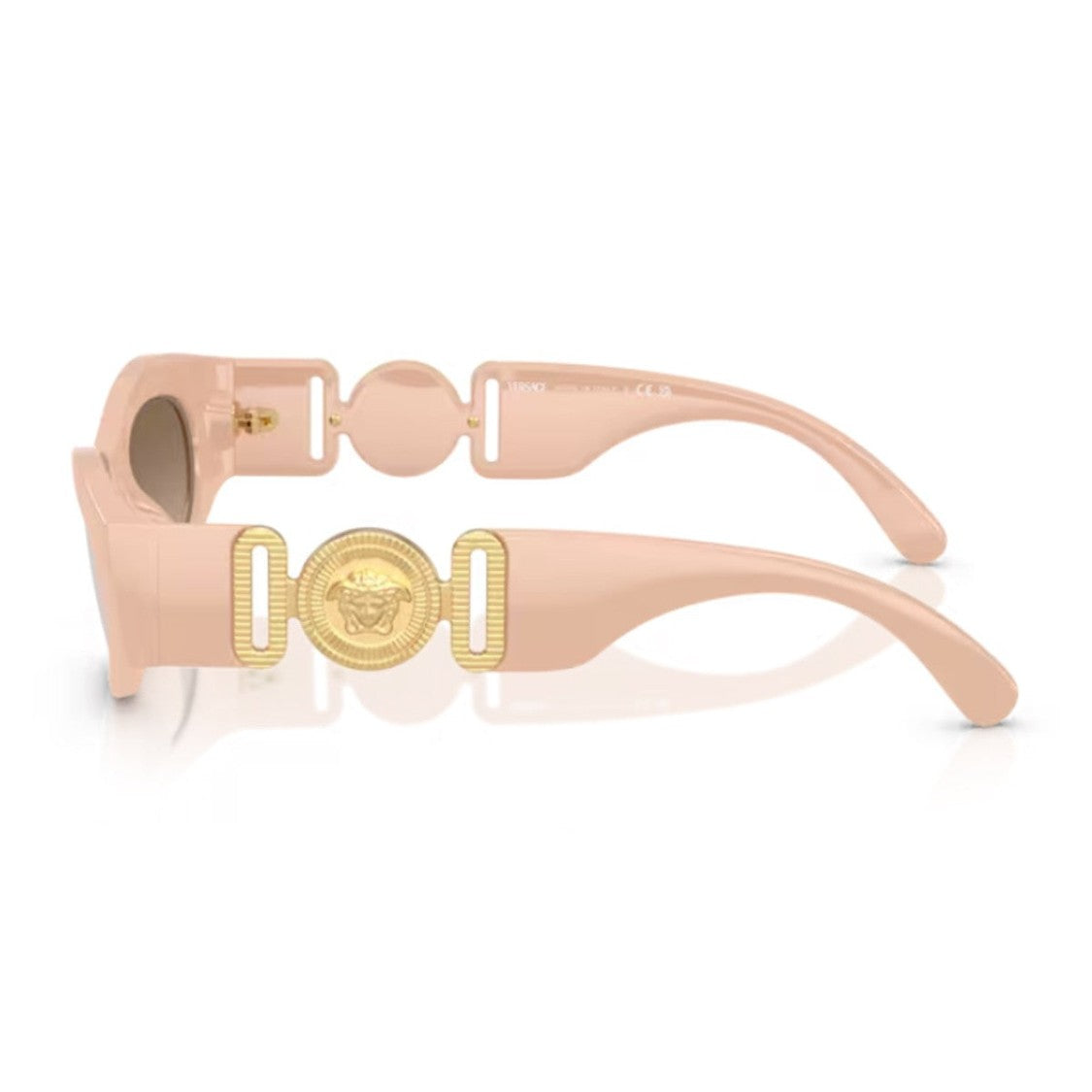 Versace Beige Medusa Biggie 0Ve4480u Injected Cat-Eye Sunglasses