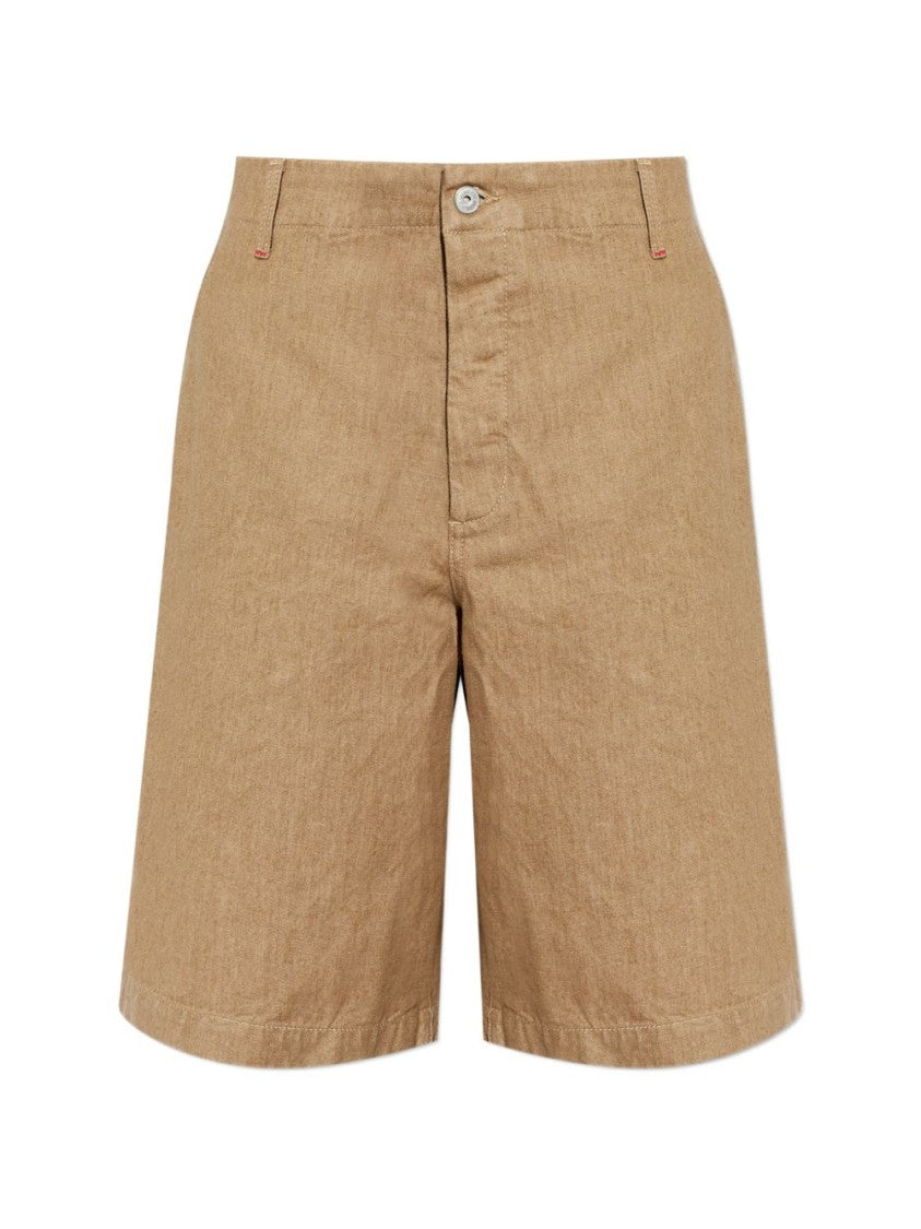 Jacquemus Warm Beige Cotton Shorts