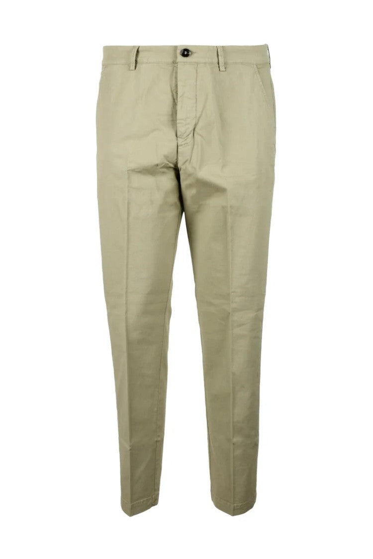 True Nyc Sage Green Stretch Cotton Pants