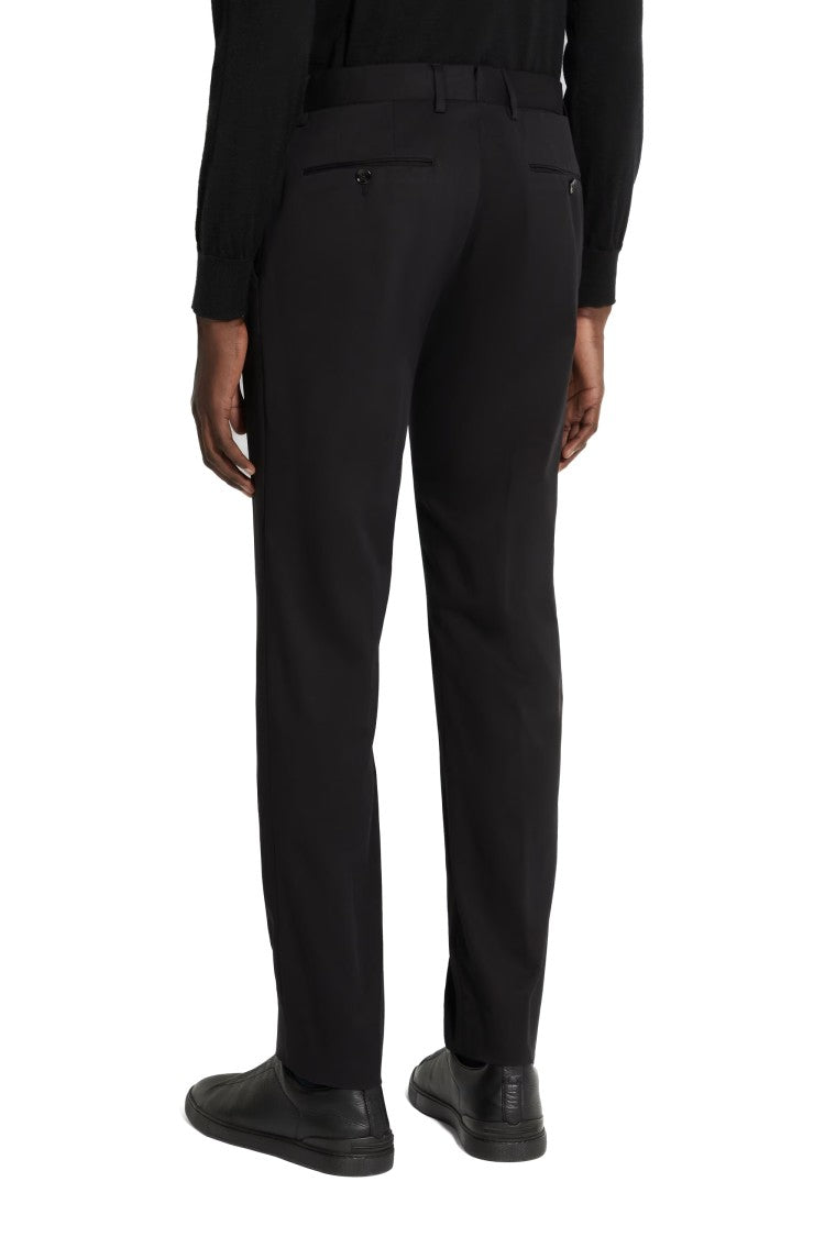 Zegna Stretch Cotton Formal Pants