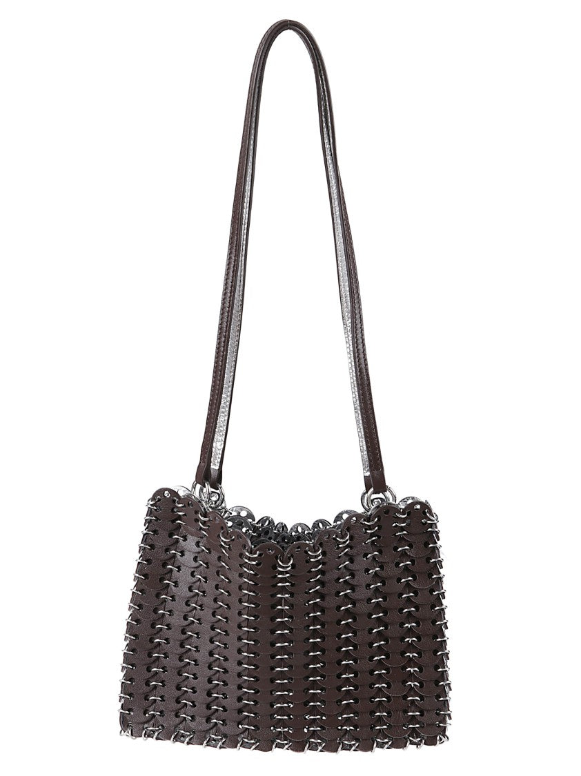 Rabanne 1969 Reversible Woven Leather Bag