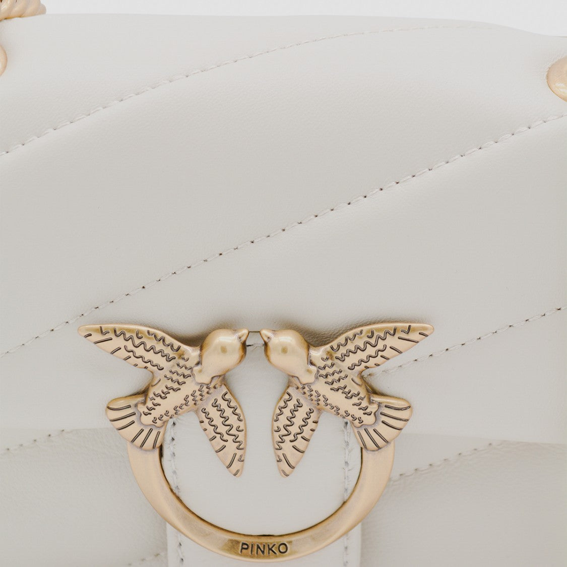 Pinko Small Quilted Bag With Distinctive Bird Clasp