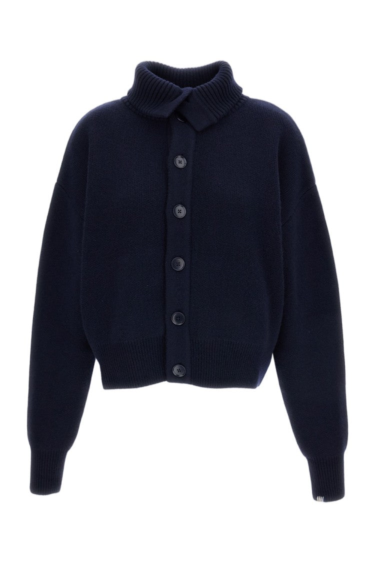 Extreme Cashmere Dark Blue Clement Cashmere Cardigan