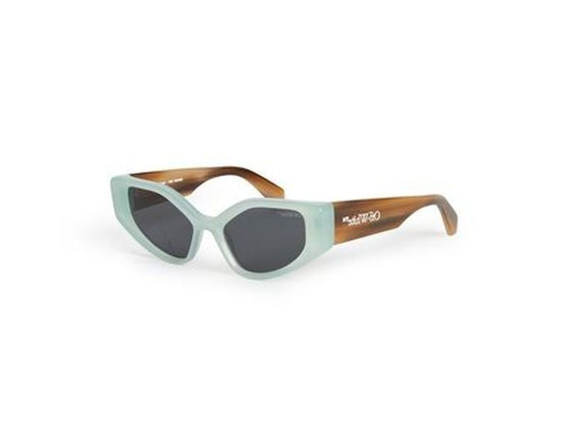 Off-White Oeri063 Memphis Oversized Geometric Sunglasses
