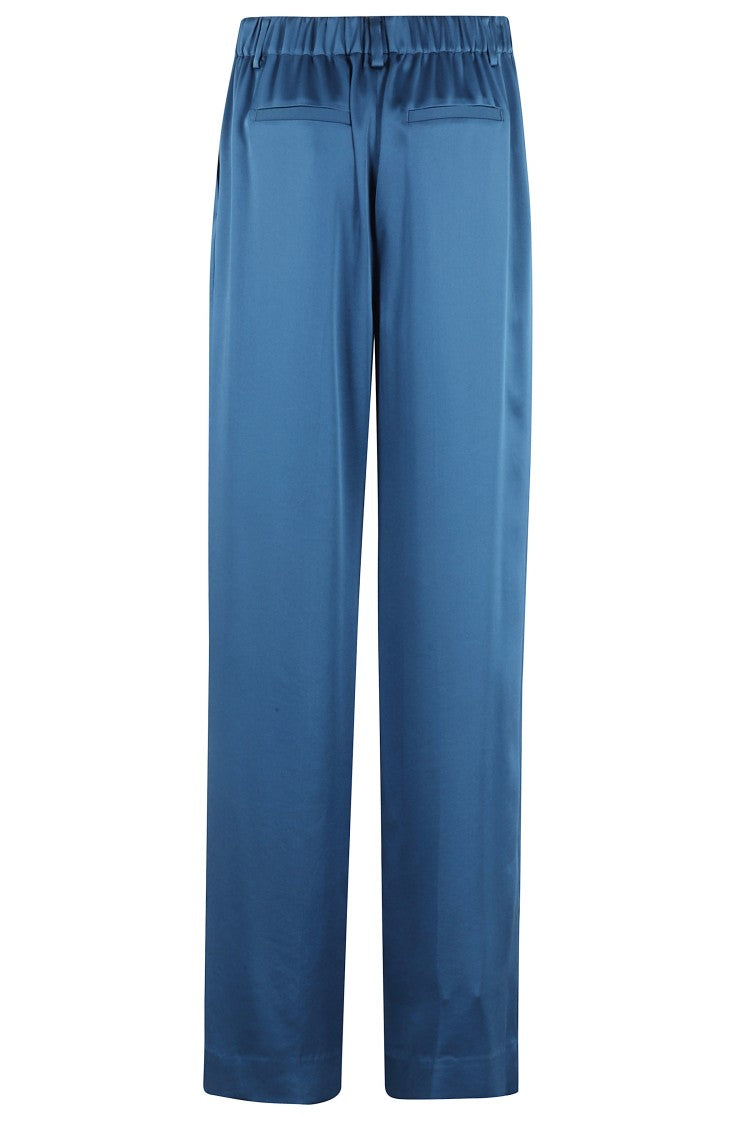 Simkhai Wide-Leg Trousers With Elasticized Waist And Smooth Finish