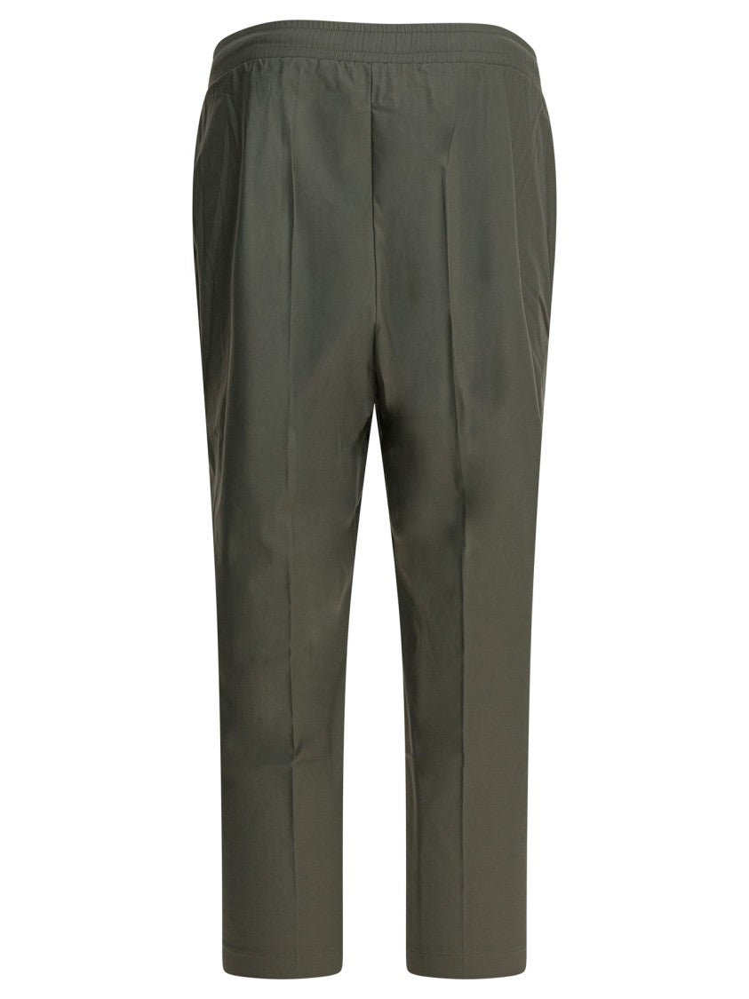 Altum Relaxed Fit Green Trousers With Drawstring Waistband