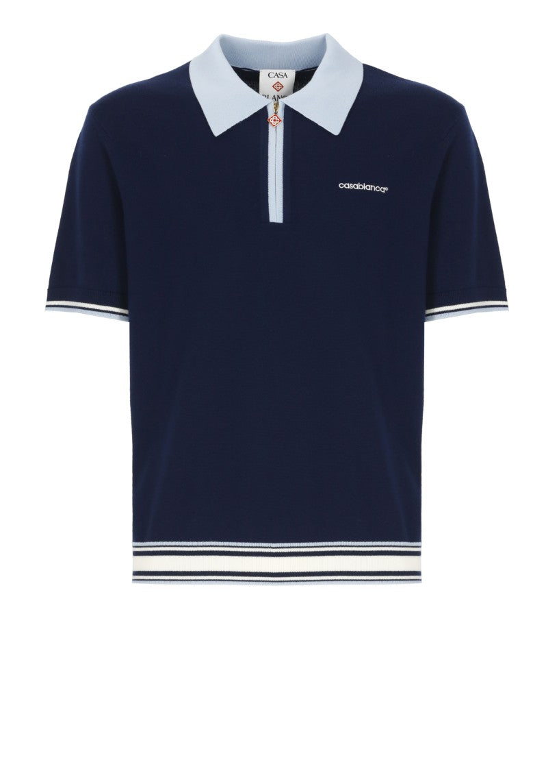 Casablanca Merino Tennis Polo