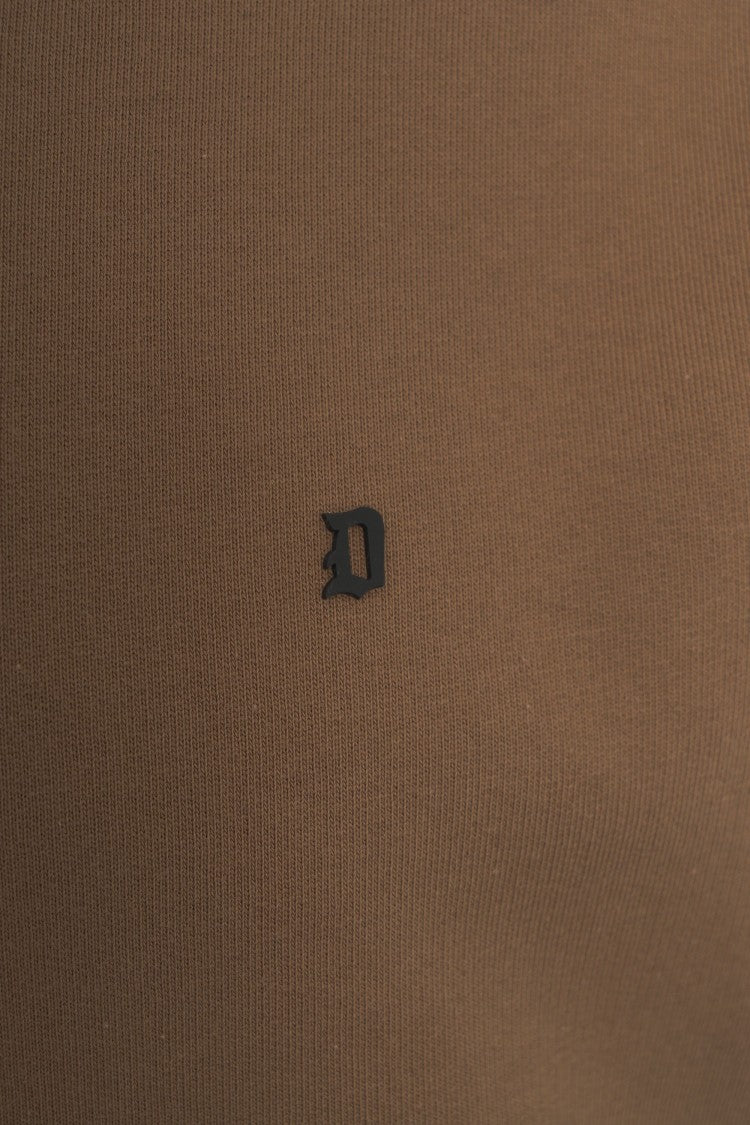 Dondup Brown Cotton Blend Sweatshirt