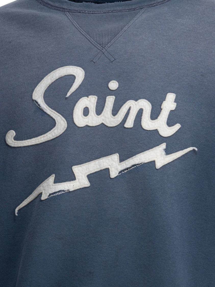 Saint Mxxxxxx Relaxed Fit Cotton Sweatshirt