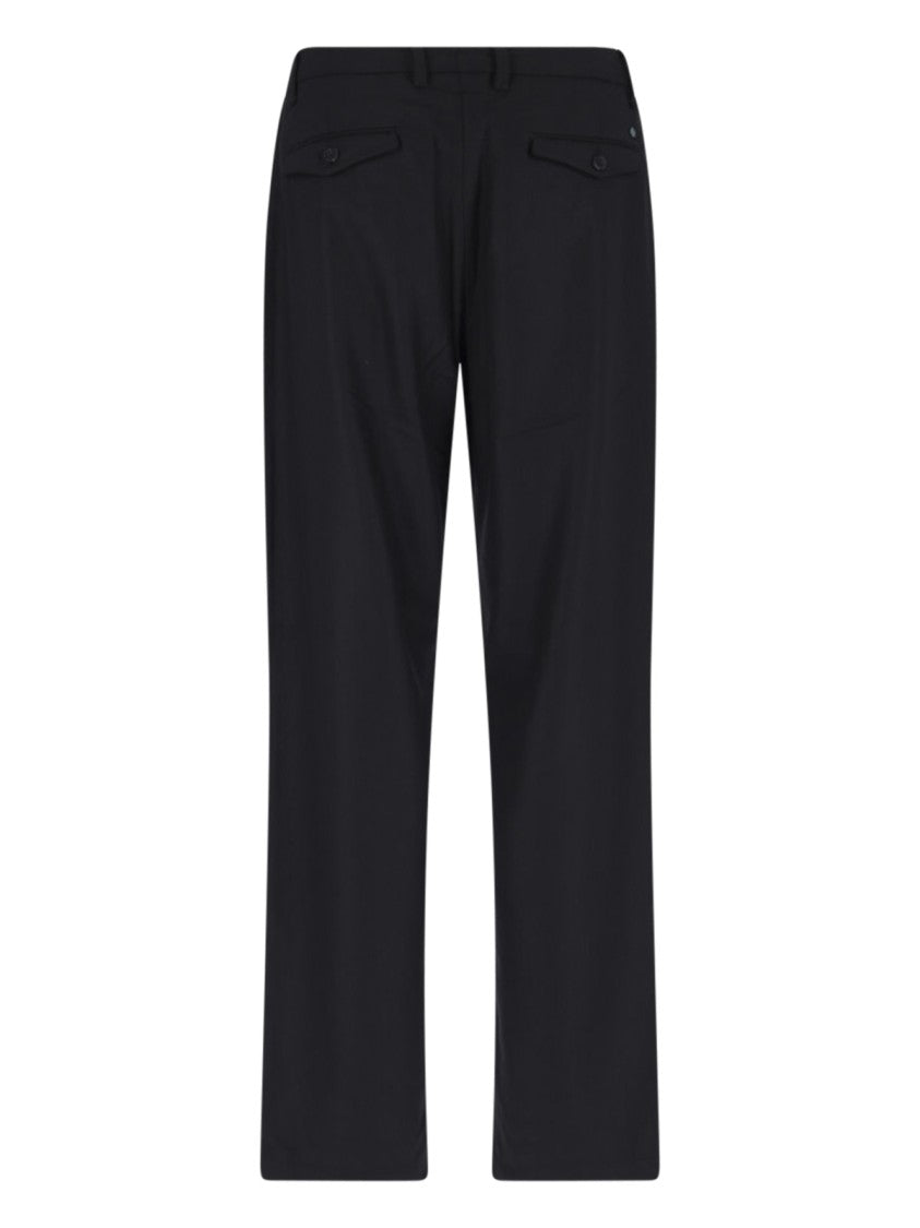 Closed Black Wool-Blend Fairport Straight-Leg Pants
