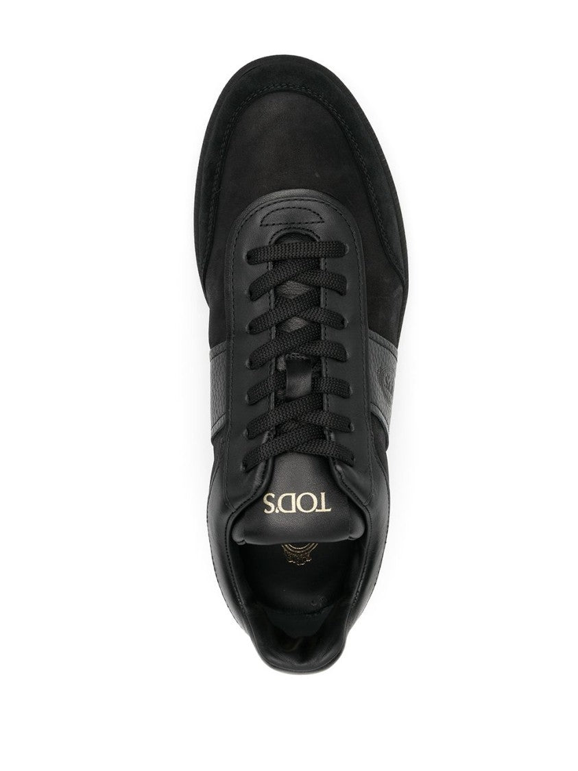 Tod's Low Laced Sneaker With Logo