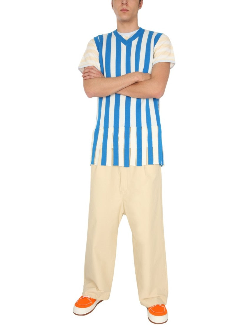 Sunnei X Eleonora Bonucci Sleeveless V-Neck Sweater