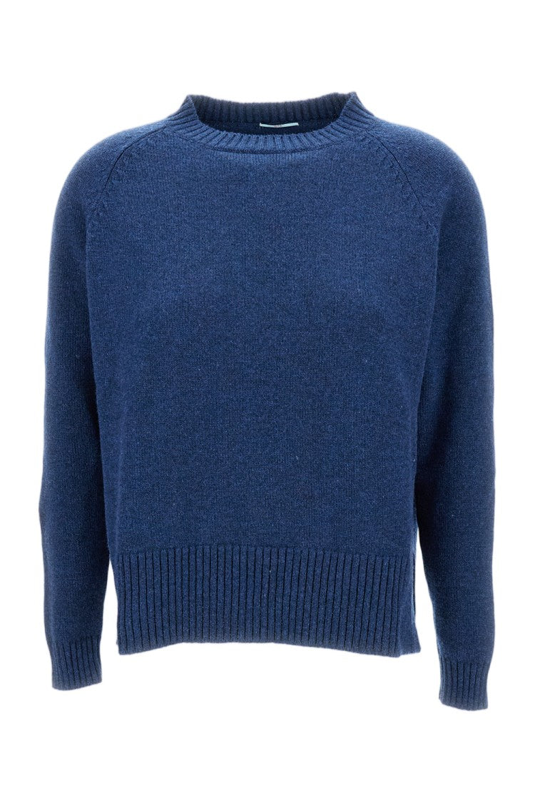 Live Relaxed Fit Crew Neck Sweater With Ribbed Trim