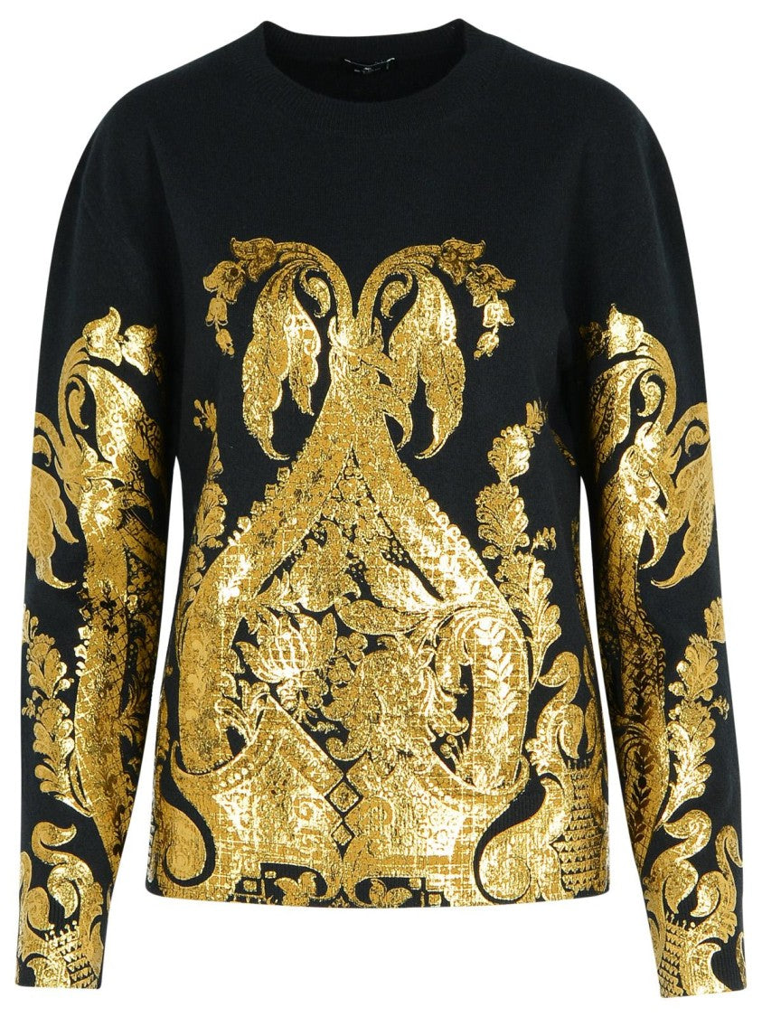 Etro Black Wool Sweater