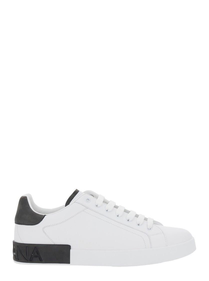 Dolce & Gabbana Portofino' White Low Top Sneakers