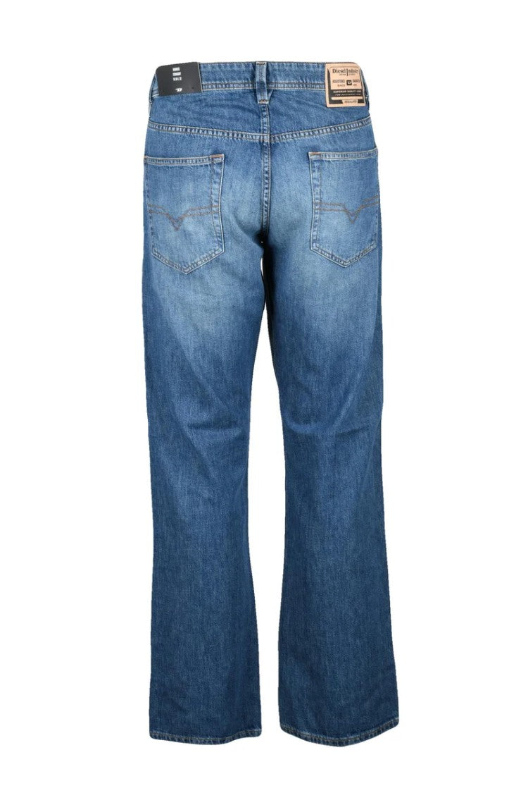 Diesel Blue Markee Straight Cotton Jeans