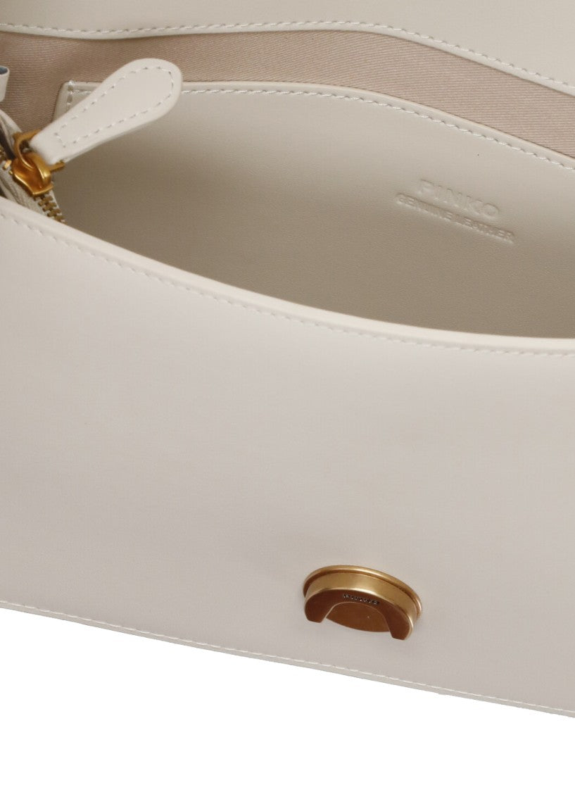 Pinko White Classic Love One Simply Bag